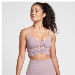 NWOT Athleta Cinch Crop Bra - XL